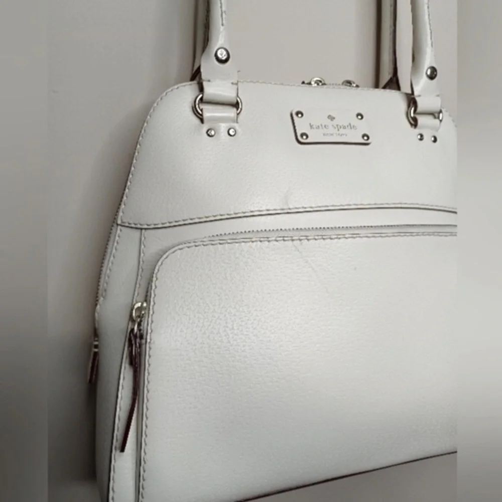 Kate Spade White Dome Bag